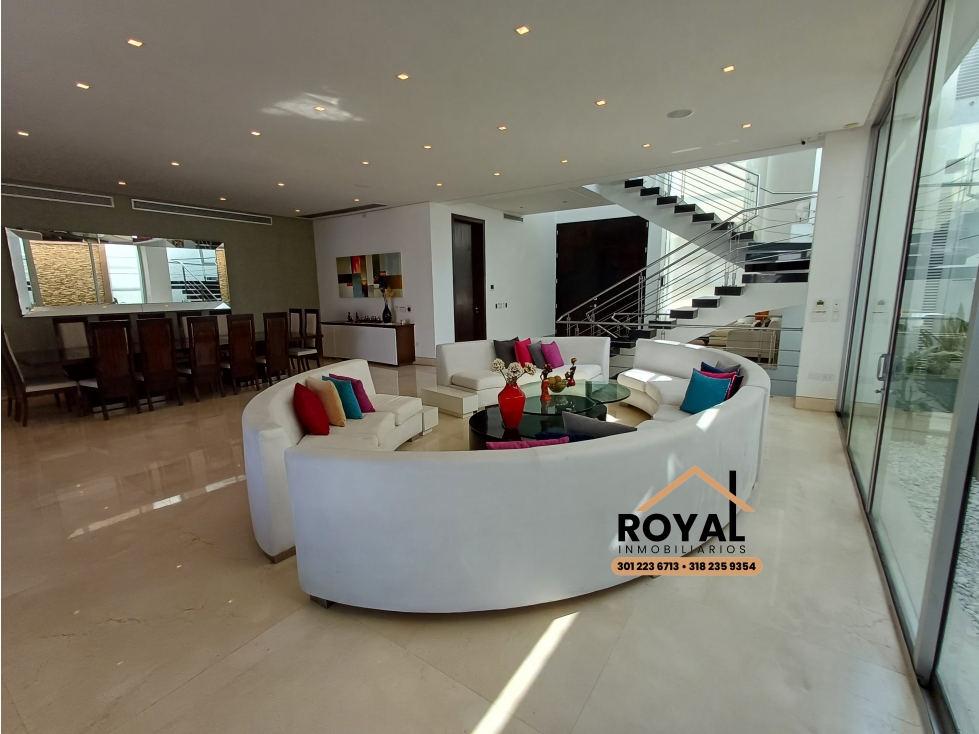 RIOMAR BARRANQUILLA VENTA CASA DE LUJO DE 1.100 METROS — foto 2