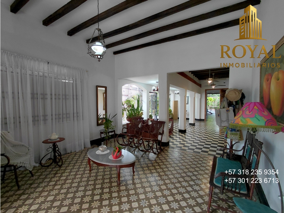 EL PRADO, BARRANQUILLA, CASA PATRIMONIAL, 212 M2, LOTE 613 M2 — foto 2
