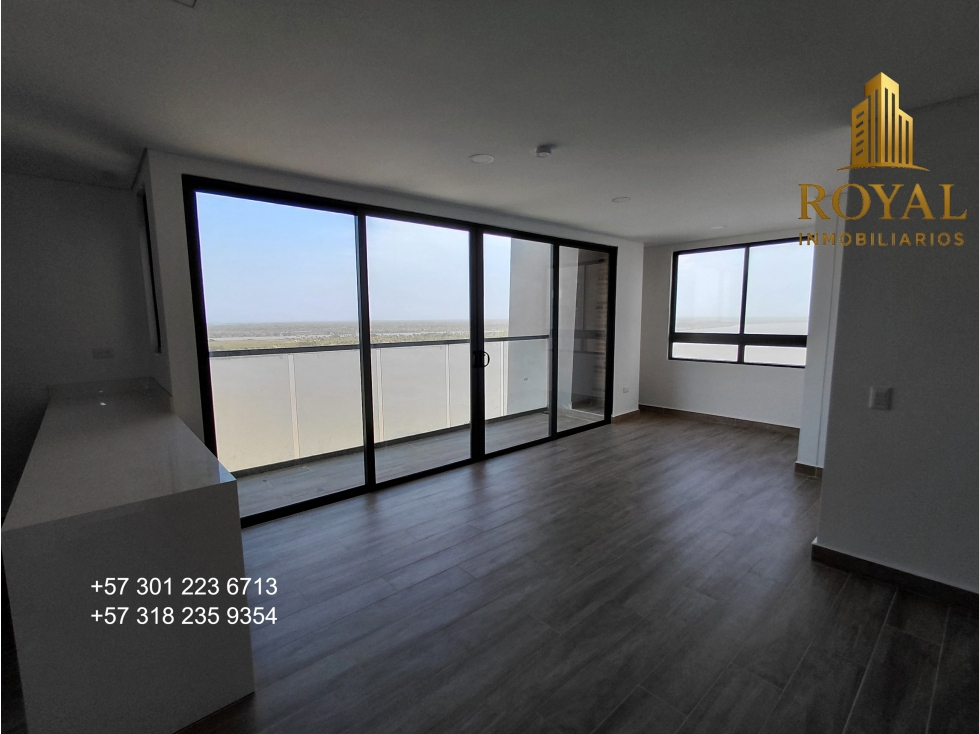 VENTA APARTAMENTO NUEVO, MALECON BARRANQUILLA, 99.5 METROS — foto 2