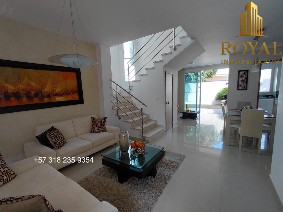 VILLA CAMPESTRE BARRANQUILLA PUERTO COLOMBIA CASA 200 M2 LOTE 397 M2 — foto 3