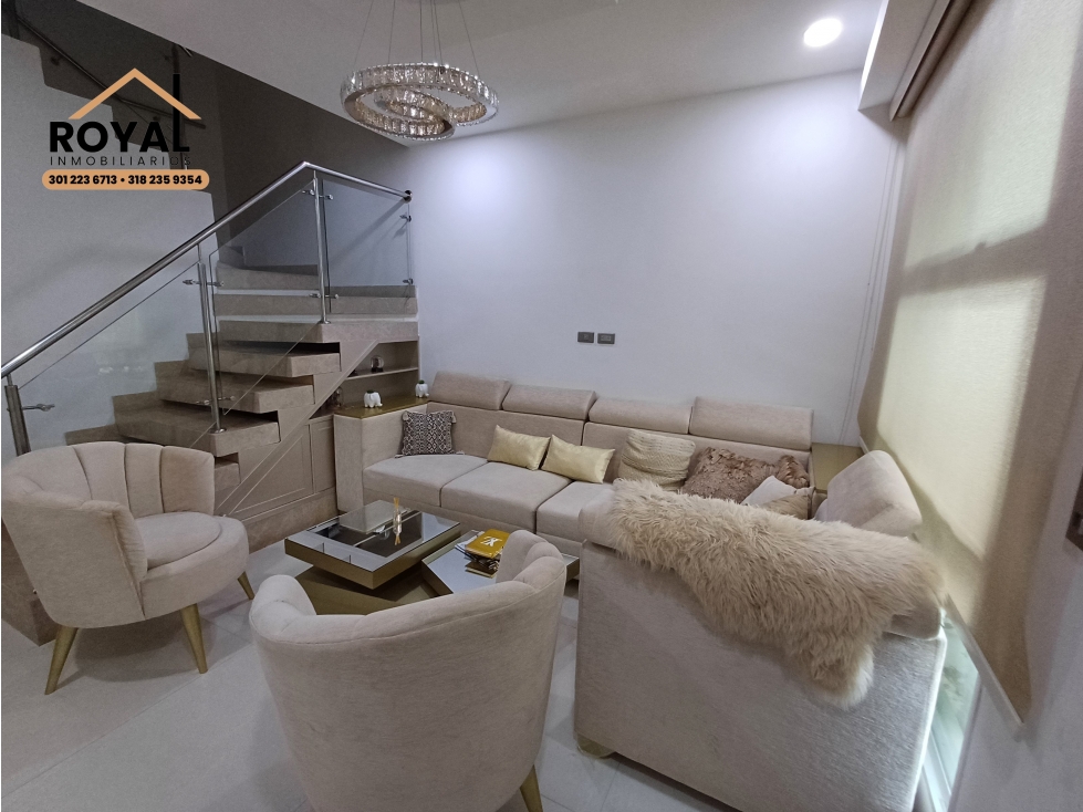 VILLA CAMPESTRE PUERTO COLOMBIA CASA CONJUNTO 180 M2 ESTRATO 5