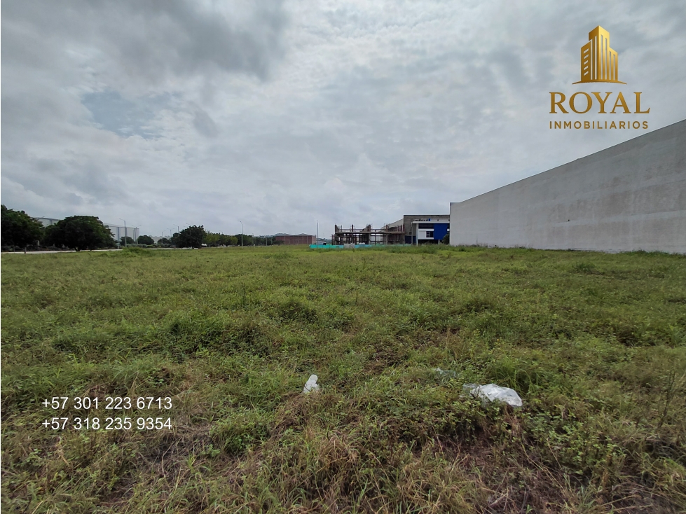 GALAPA ATLANTICO COLOMBIA VENTA 5 LOTES EN ZONA FRANCA 8.567 METROS - 4