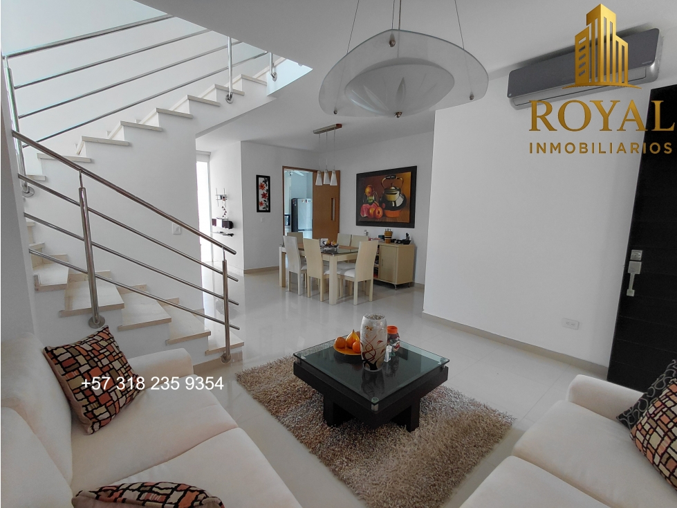 VILLA CAMPESTRE BARRANQUILLA PUERTO COLOMBIA CASA 200 M2 LOTE 397 M2 — foto 4
