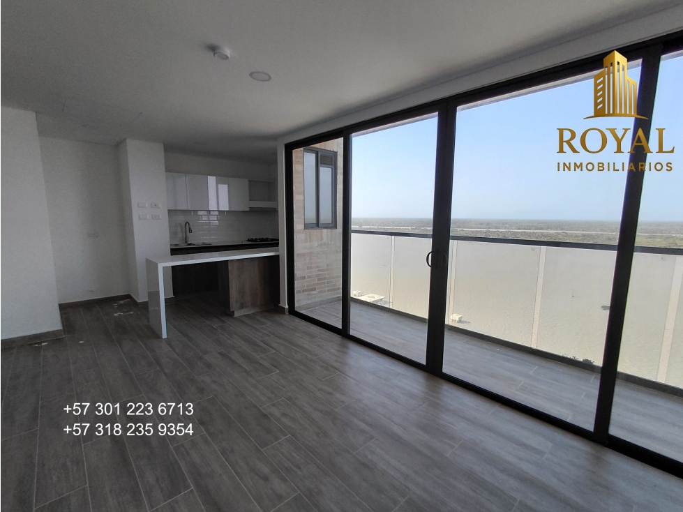 VENTA APARTAMENTO NUEVO, MALECON BARRANQUILLA, 99.5 METROS — foto 4