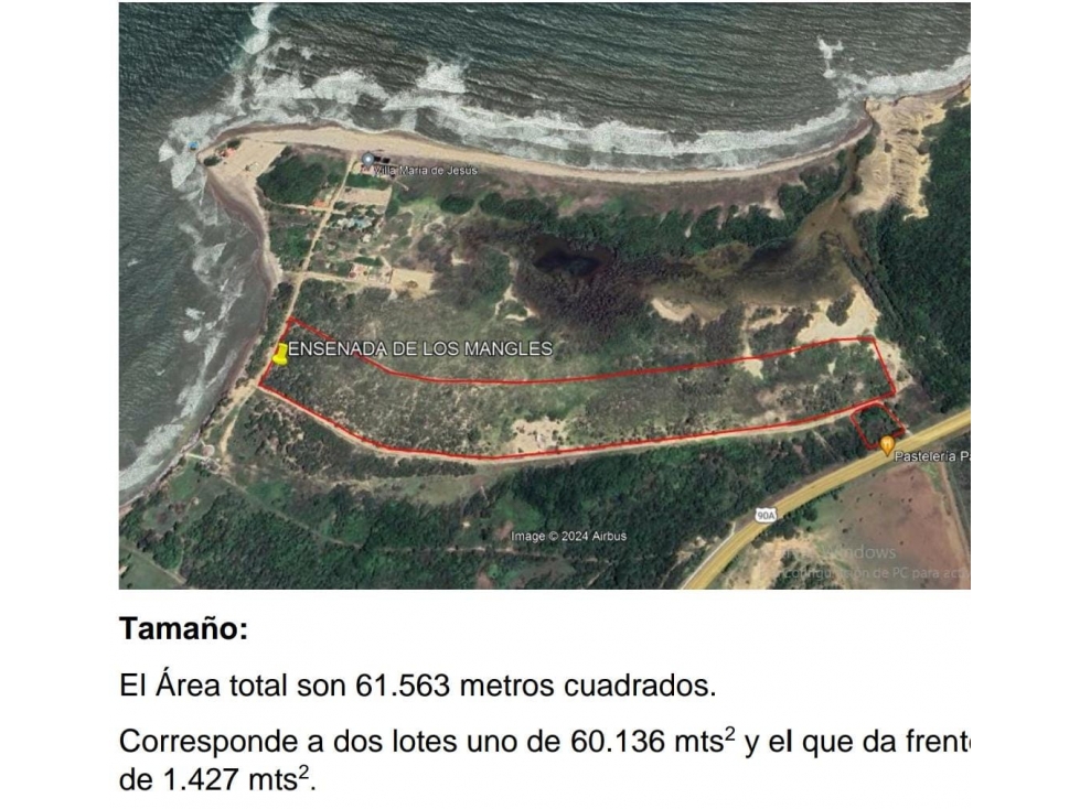 JUAN DE ACOSTA PUNTA MARINA ENSENADA FRAY DOMINGO LOTE 6.1 HECTAREAS - 5