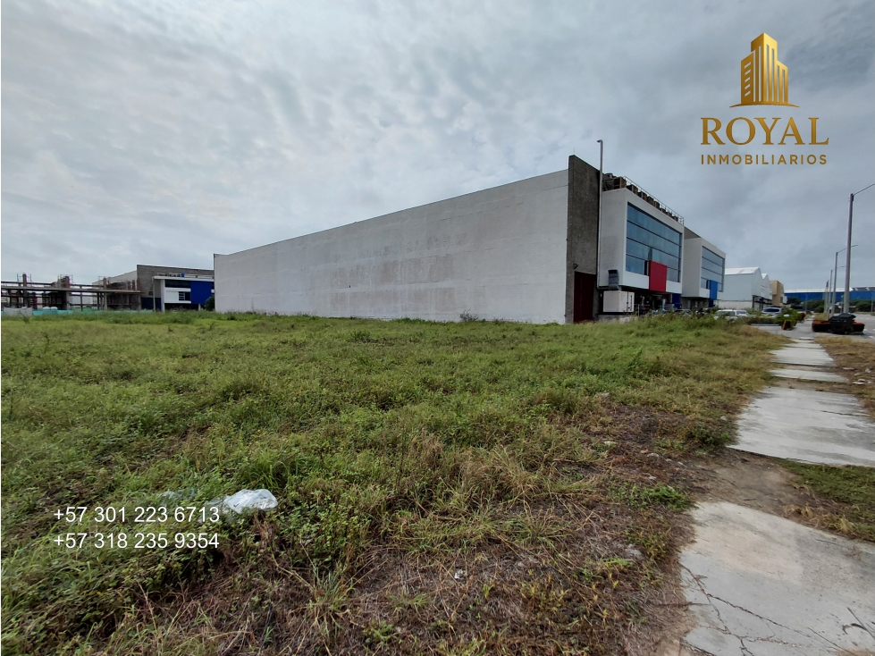 GALAPA ATLANTICO COLOMBIA VENTA 5 LOTES EN ZONA FRANCA 8.567 METROS - 5