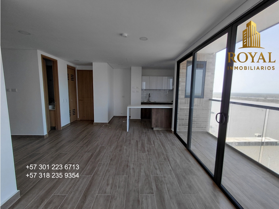 VENTA APARTAMENTO NUEVO, MALECON BARRANQUILLA, 99.5 METROS — foto 5