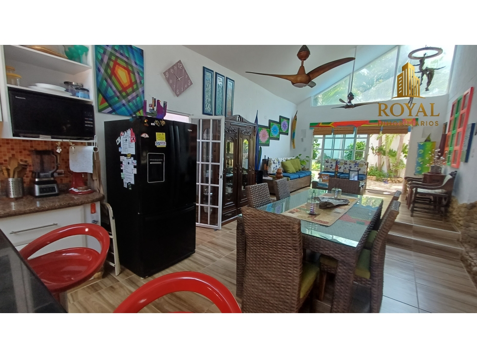 SALGAR PUERTO COLOMBIA ATLANTICO CASA AMOBLADA 250 M2 ESTRATO 3 - 5