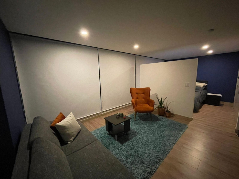 ARRIENDO APTO. AMOBLADO EN CEDRITOS-1 HAB,EXTERIOR Y PISO ALTO — foto 3