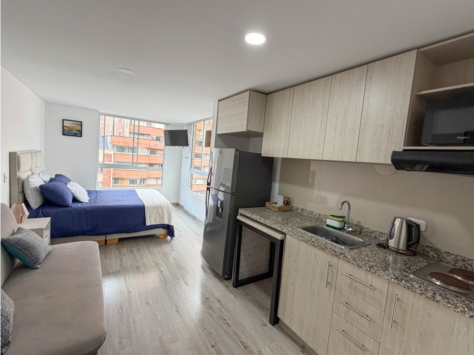 Apartaestudio para venta en la candelaria permite para rentas cortas — foto 2