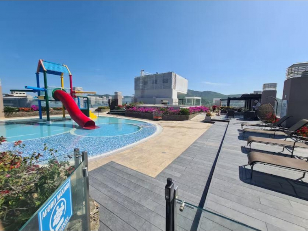 Venta apto amoblado en Santa Marta, Playa Salguero — foto 4