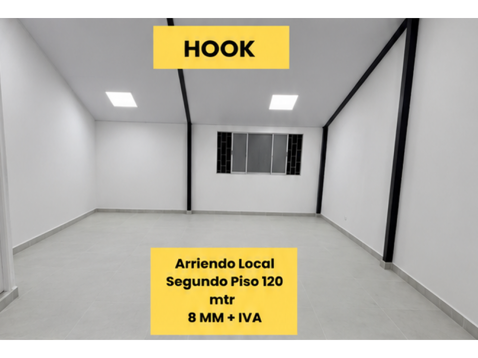 Arriendo Local 2 piso 120 mtrs Santa Paula — foto 2