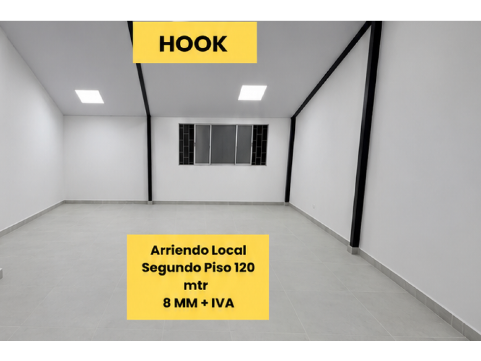 Arriendo Local 2 piso 120 mtrs Santa Paula — foto 3