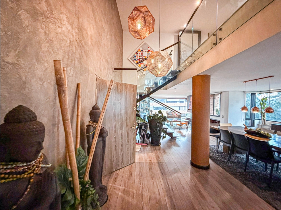 Apartamento duplex con terraza para venta en el nogal