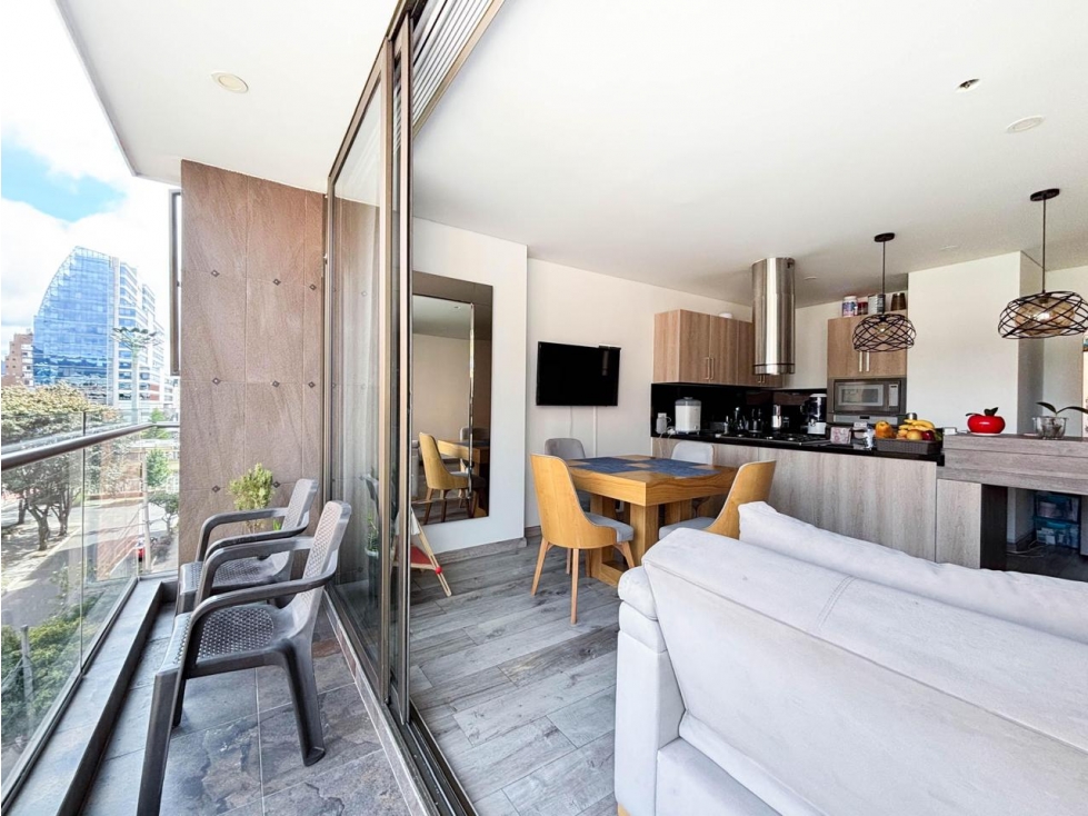 Venta apto exterior con balcón en Rincón del Chicó — foto 3