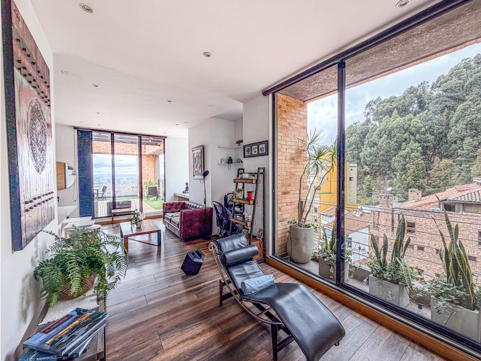 Apartamento en venta en Chapinero Alto | Gran terraza y vista a Bogotá