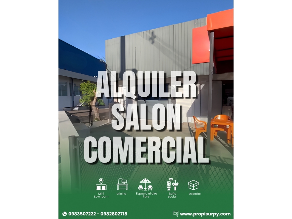 SALÓN COMERCIAL EN ALQUILER - ZONA BRASILIA - 1