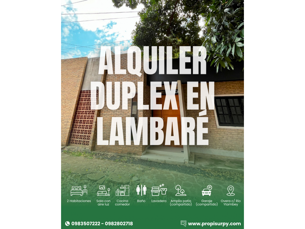 Dúplex en Lambaré en Alquiler - 1