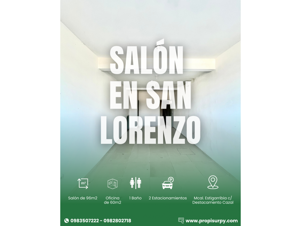 SALÓN COMERCIAL EN SAN LORENZO - 1