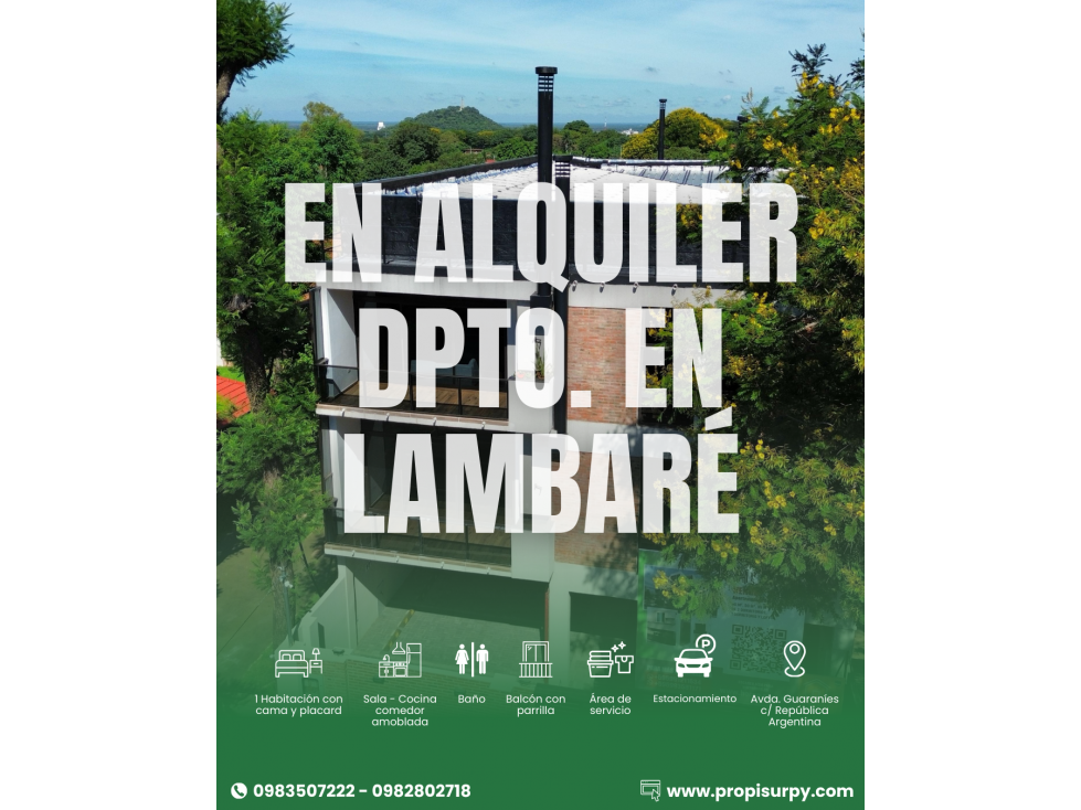 DEPARTAMENTO EN LAMBARÉ - 1