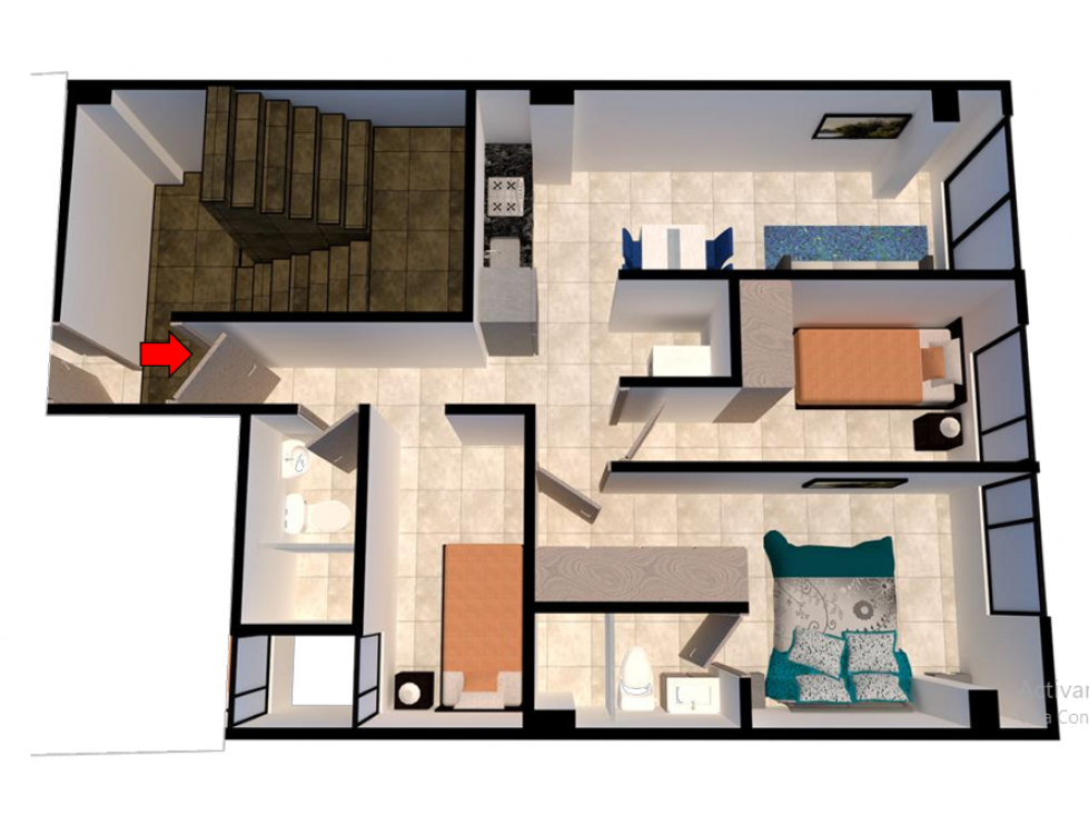 VENTA APARTAMENTO SOBRE PLANOS ORIENTE METROPOLIS — foto 3