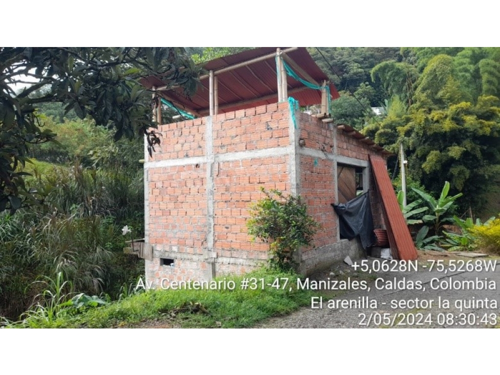 Venta de lote con construcción en vereda El Arenillo — foto 2