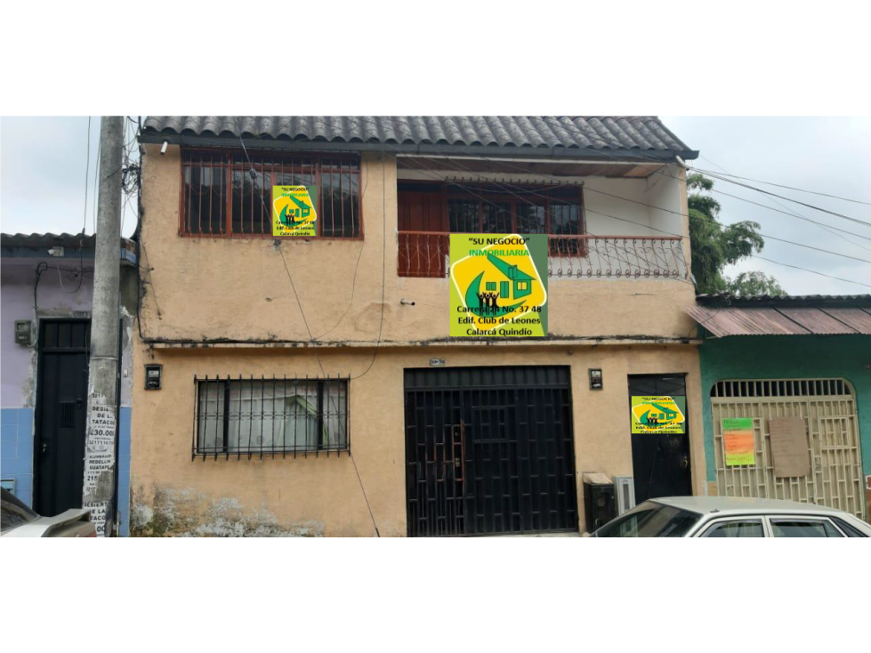INMUEBLE UBICADO EN EXCELENTE SECTOR DE LA CIUDAD DE CALARCÁ