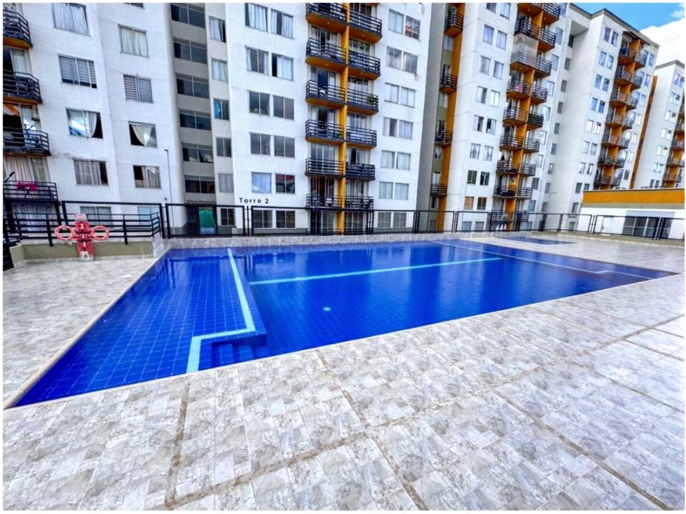 SE VENDE APARTAMENTO SANTA ROSA EN CONJUNTO CERRADO VISTA PISCINA — foto 2
