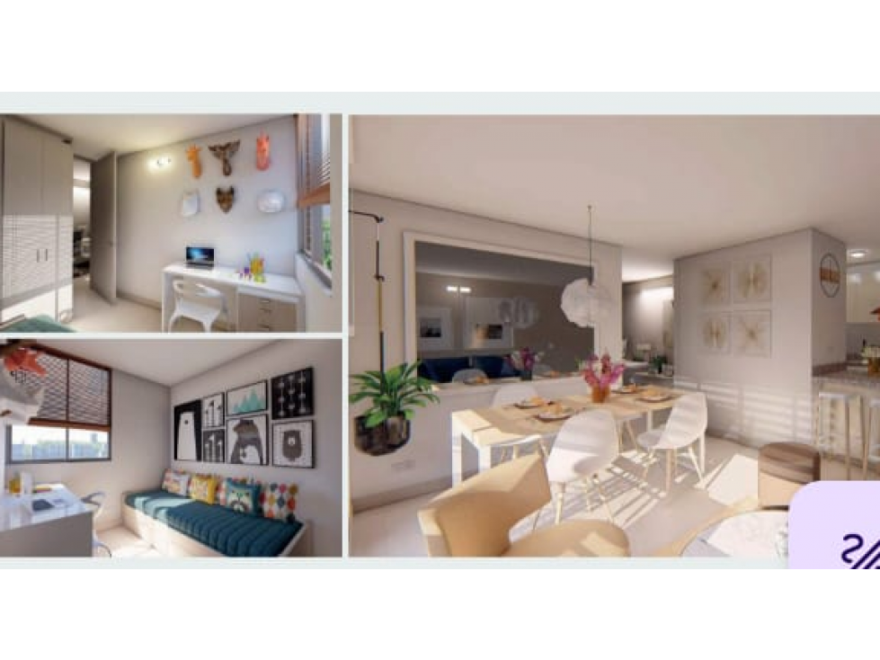 SE VENDE APARTAMENTO EN CONJUNTO CERRADO POBLADO 1
