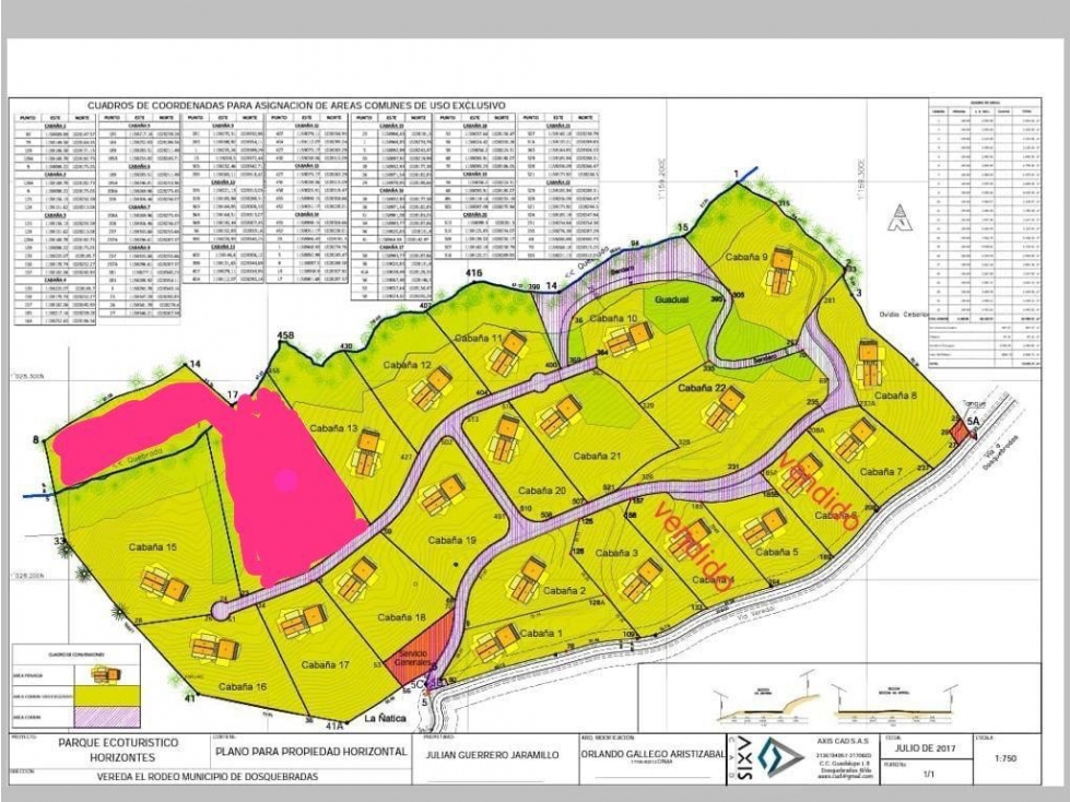 Venta de hermoso lote 8.100 mts2 en conjunto cerrado via Santa Rosa - 4