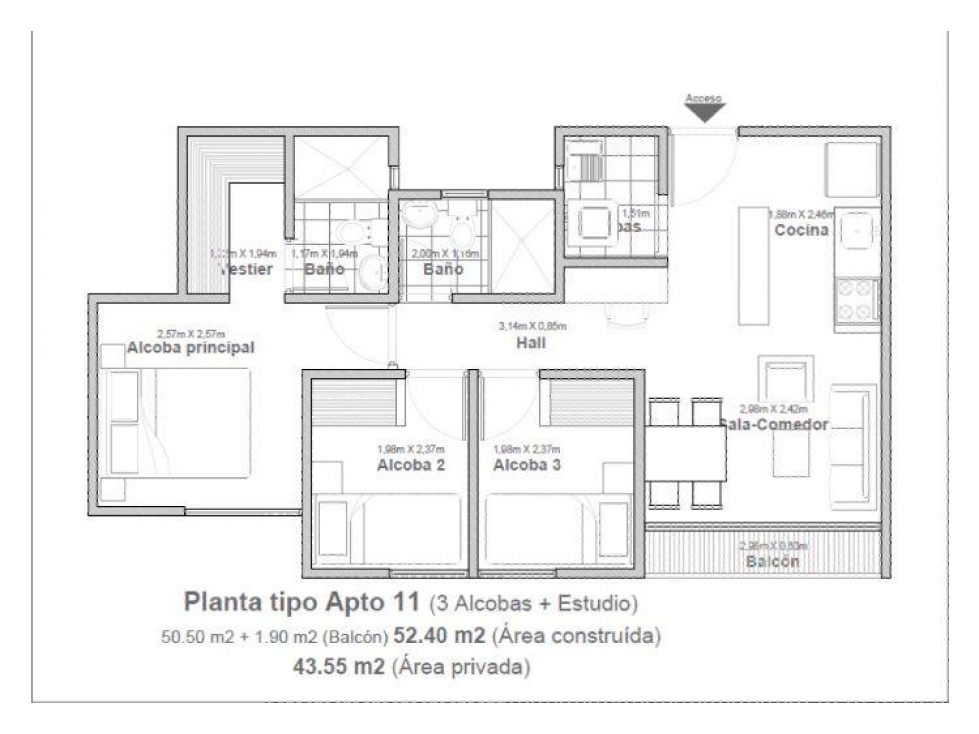 SE VENDE HERMOSO APARTAMENTO EN DOSQUEBRADAS — foto 2