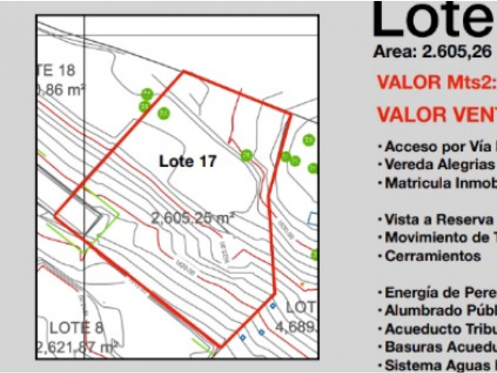 SE VENDE LOTE EN PARCELACION EN CONDINA AREA 2605 M2 — foto 3