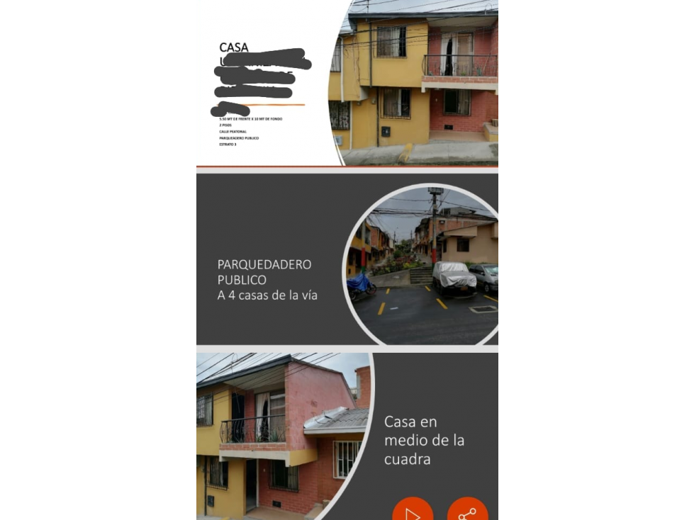 Se Vende O PERMUTA Excelente Casa Sector de San Joaquín.