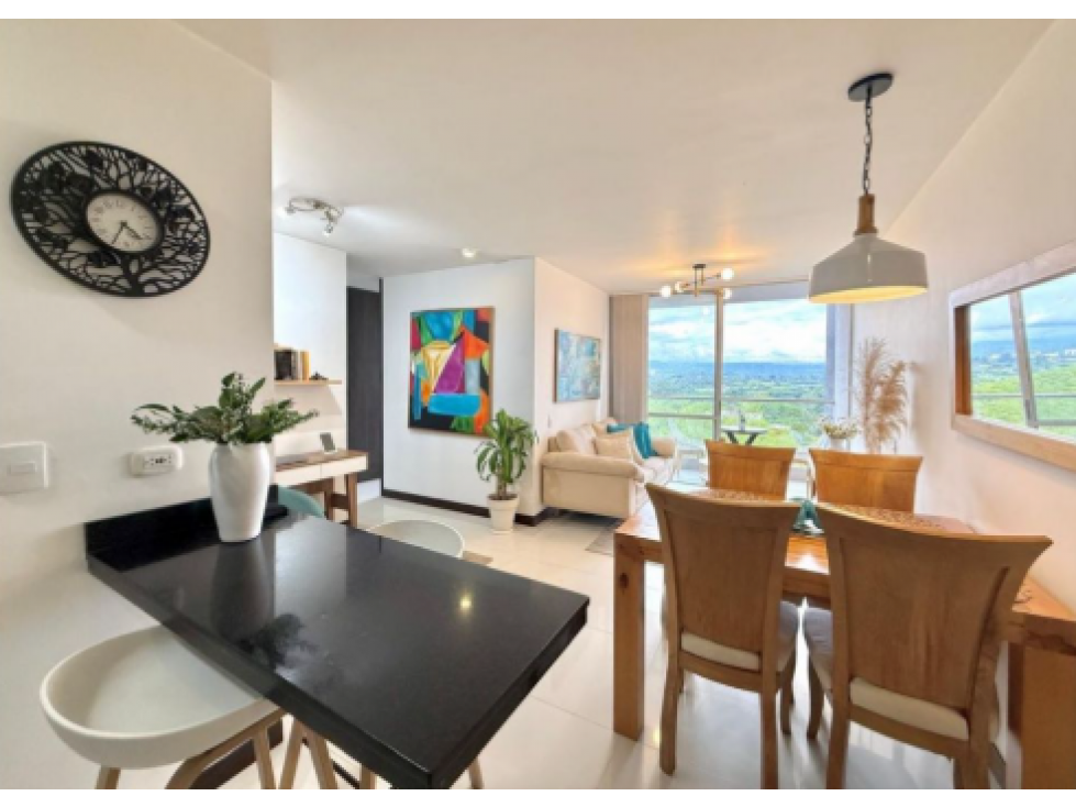 VENTA APARTAMENTO EN CONJUNTO CERRADO CERRITOS CON MARAVILLOSA VISTA — foto 3