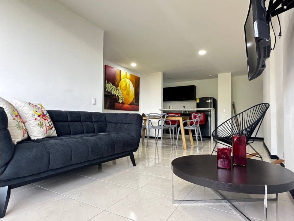 Apartamento amoblado en arriendo en Envigado Las Flores
