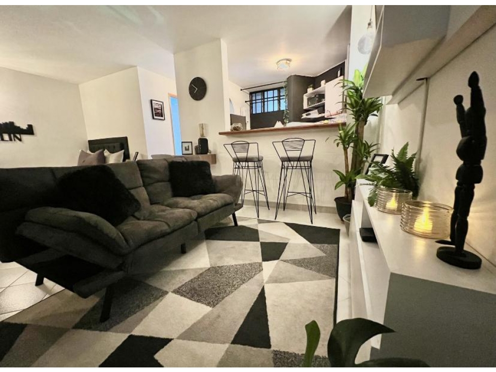 Apartamento amoblado en arriendo en El Poblado