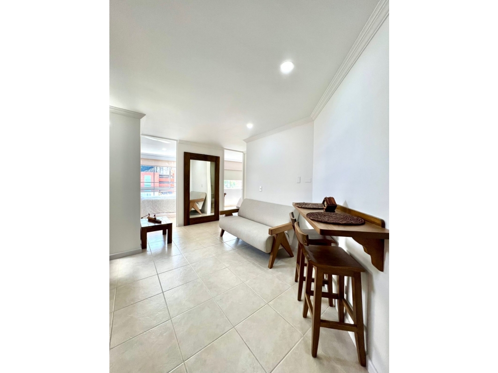 Apartamento amoblado en arriendo Loma del Indio