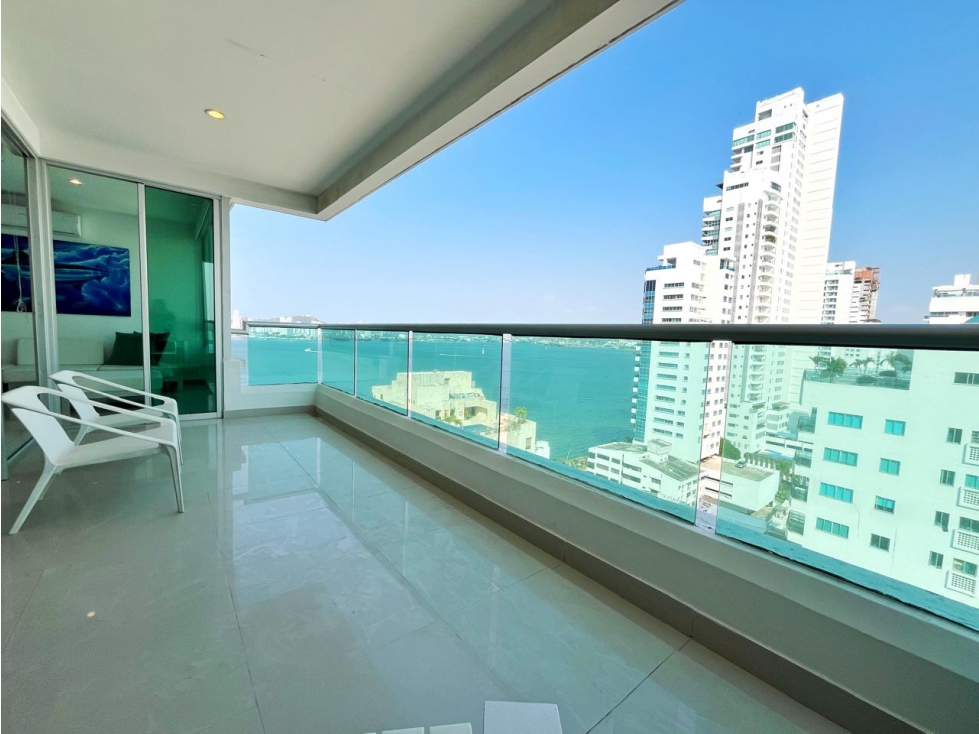 EN VENTA/RENTA APARTAMENTO EN EDF ORANGE TURISTICO VISTA A BAHIA!