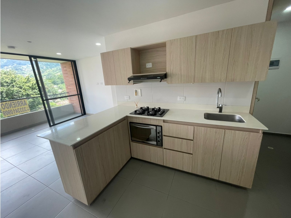 65 M2 apartamento en arriendo Loma de las Brujas Envigado — foto 3