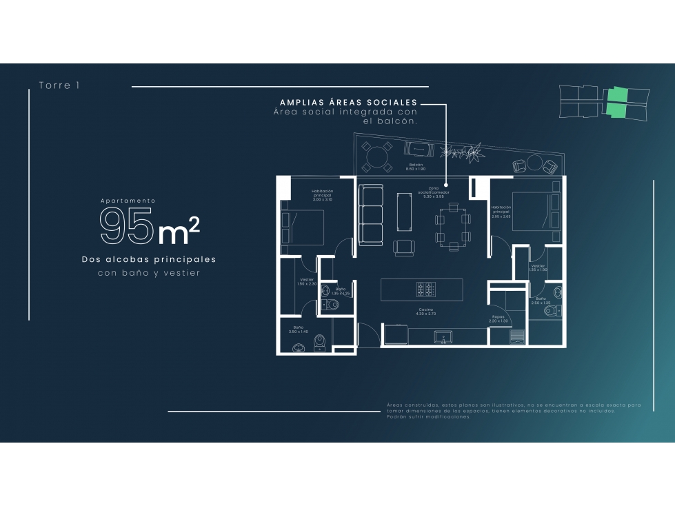 Cesión de derechos Calmo El Retiro 95 m² $902MM — foto 2
