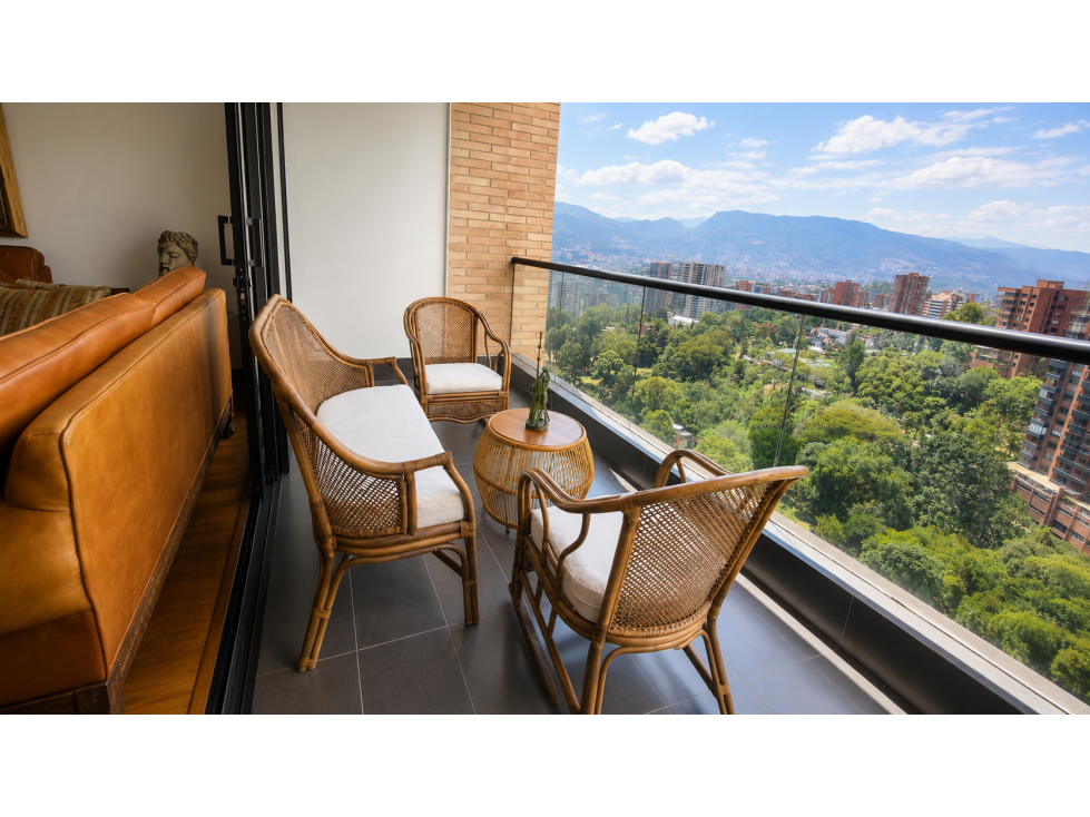Apartamento en venta Poblado el campestre vista a la ciudad