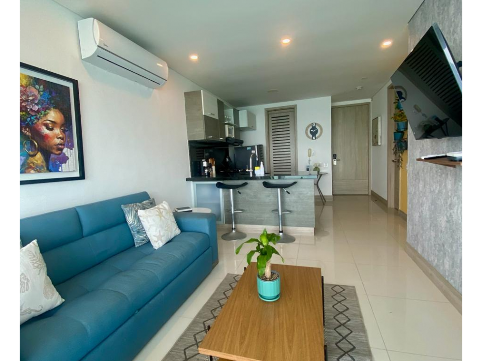Se vende apartamento amoblado de uso mixto en el Laguito, Cartagena — foto 2
