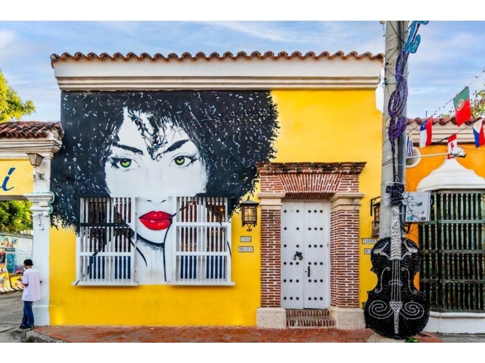 Se arrienda increíble casa en Getsemaní, en Cartagena de Indias