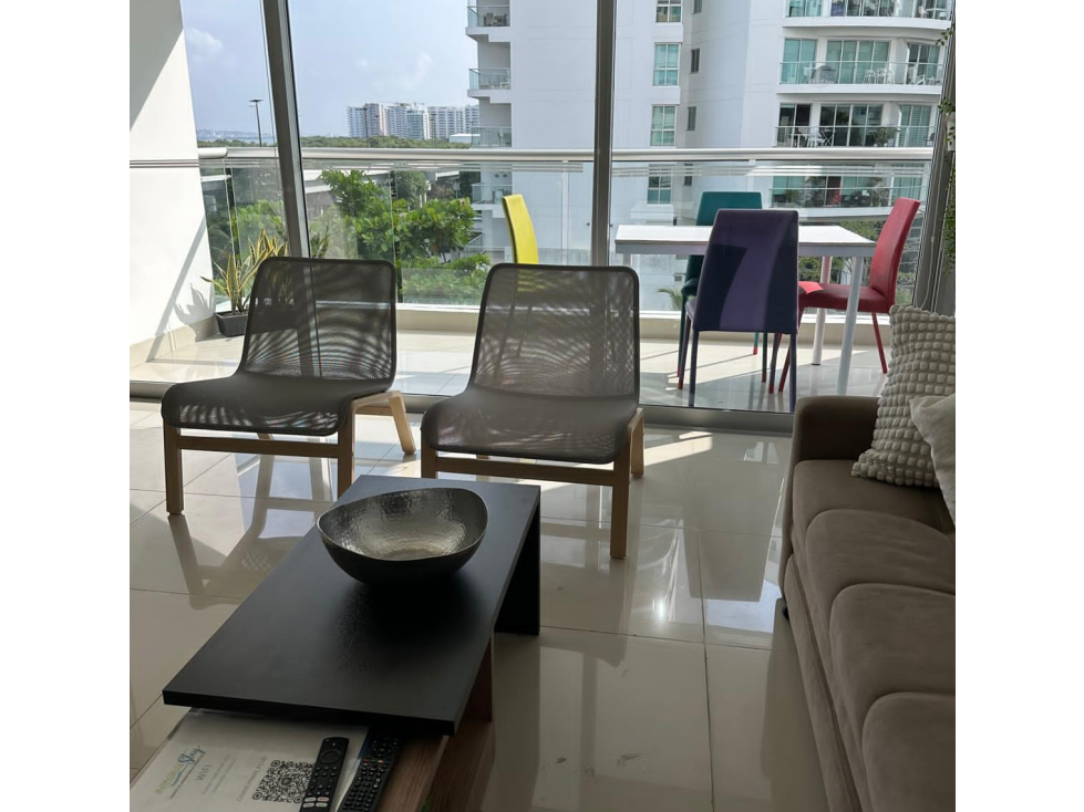 Se vende apartamento amoblado en La Boquilla, Cartagena de Indias