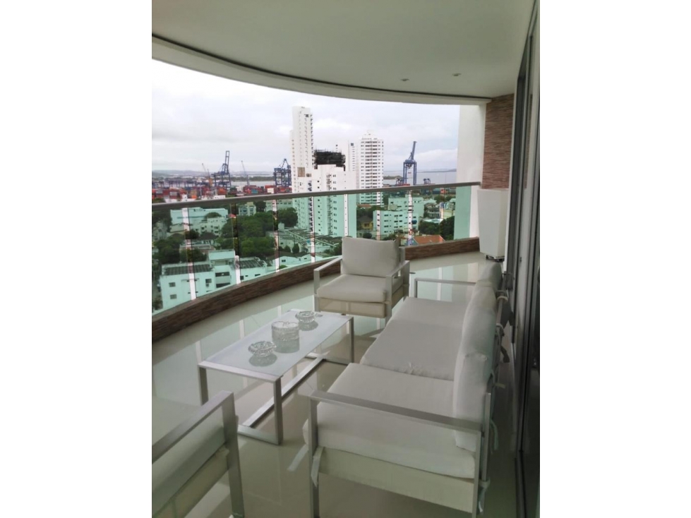 Se Vende/ Se Arrienda apartamento amoblado en Manga, Cartagena