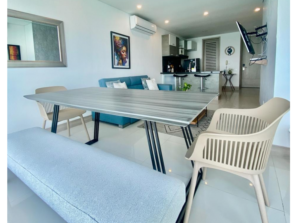 Se vende apartamento amoblado de uso mixto en el Laguito, Cartagena — foto 3