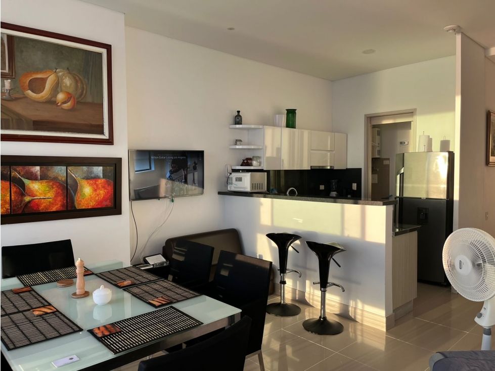 Se vende apartamento amoblado, para uso mixto, Bocagrande, Cartagena — foto 4
