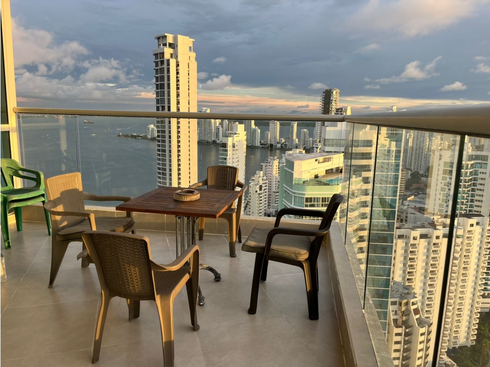 Se vende apartamento amoblado, para uso mixto, Bocagrande, Cartagena — foto 2