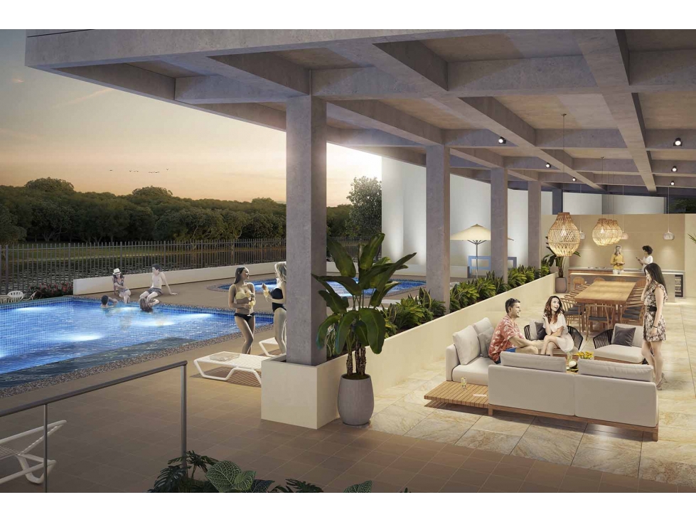 Venta de apartamento de uso mixto en Zona norte, Cartagena de Indias.