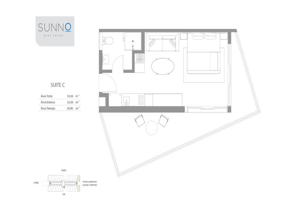 Preventa SUNNO BLUE suites C en zona norte, en Cartagena de Indias — foto 5